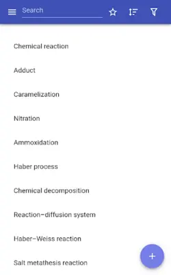 Chemical reactions android App screenshot 9