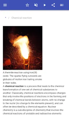 Chemical reactions android App screenshot 13