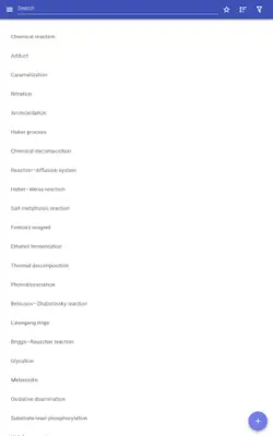 Chemical reactions android App screenshot 4